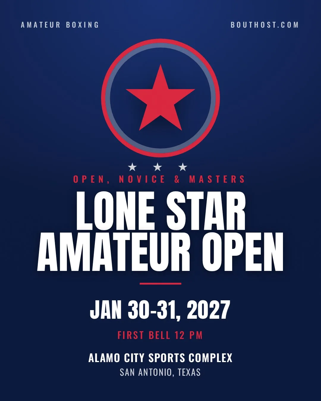 Poster for Lone Star Amateur Open