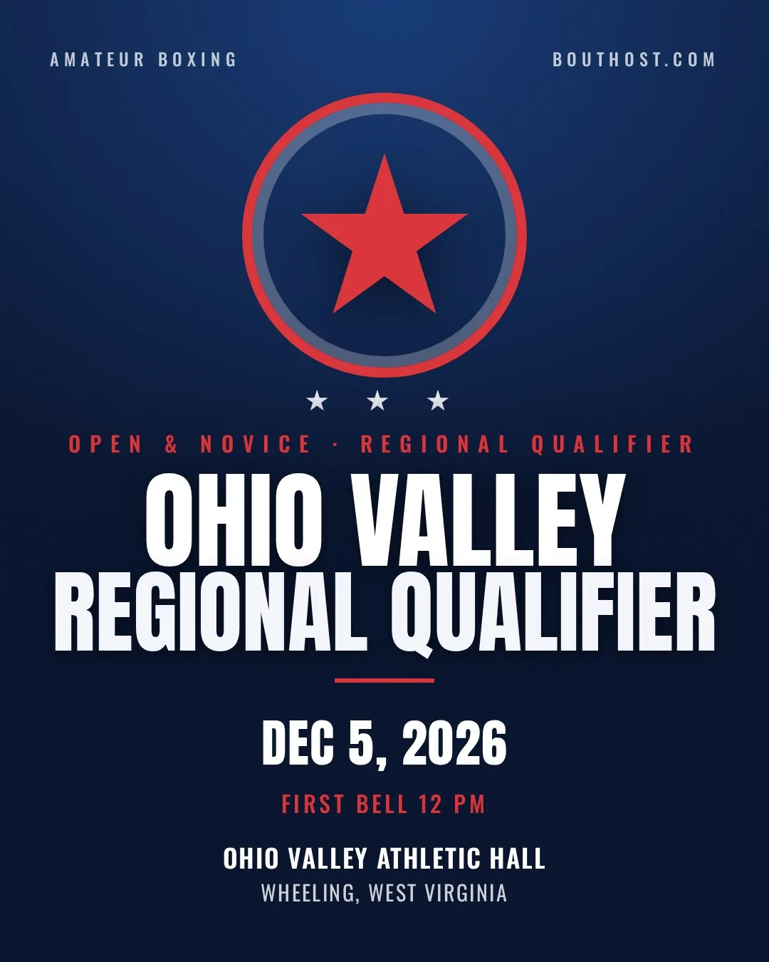 Poster for USA Boxing Regional Qualifier — Ohio Valley